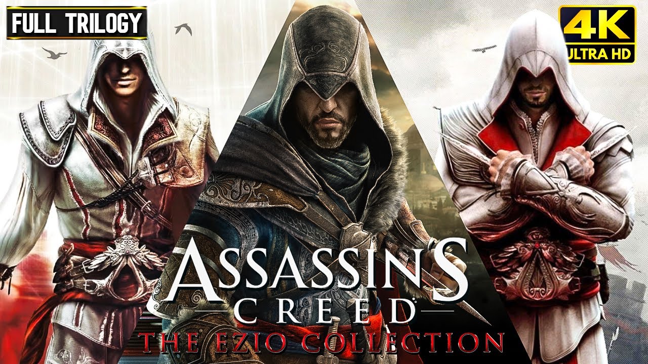 Assassin's Creed: The Ezio Collection - Full Trilogy Walkthrough | 4K 60FPS