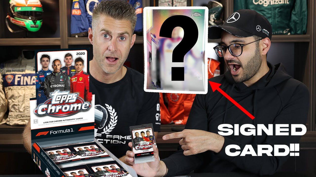 2020 Topps Chrome Formula 1 Box opening! (Signed Card!!) Rare Card!