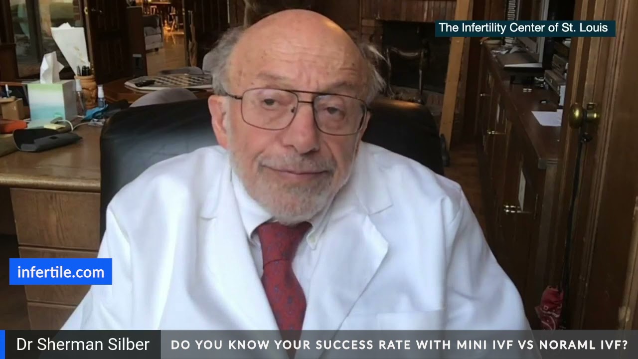 Dr Silber March 2021 - What is the success rate mini IVF vs normal IVF