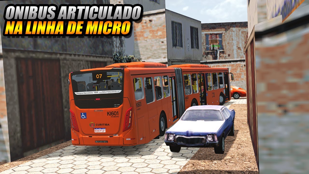 ONIBUS ARTICULADO EM UMA LINHA PARA MICRO ONIBUS !!! PROTON BUS SIMULATOR- G27