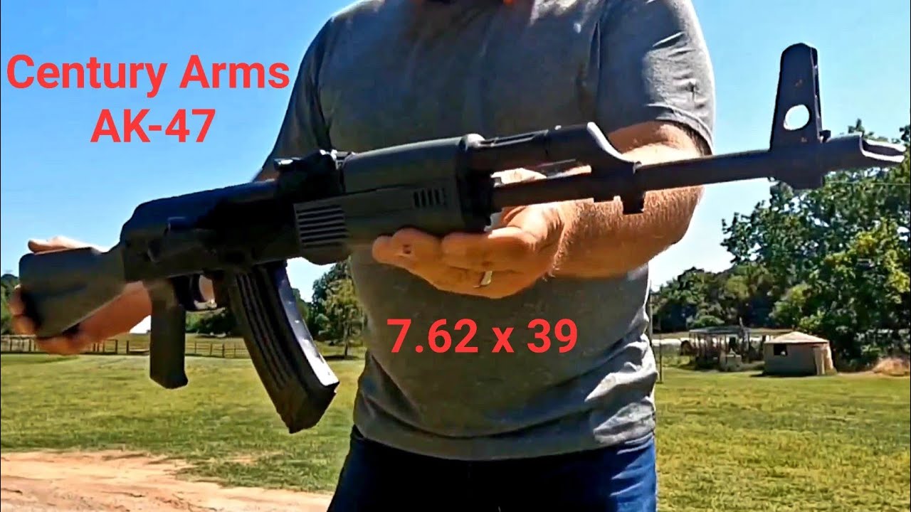 AK-47 Century Arms GP 1975 Sporter. Bonus footage - SKS & 9mm Hi-Point. Boom Big Blast Caps too!