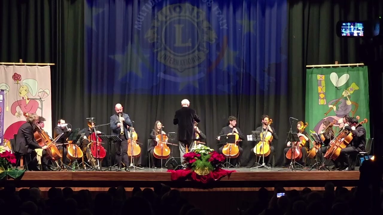 Malena - Ennio Morricone - Massimo Valentini soprano sax and Rossini Cellos Orchestra