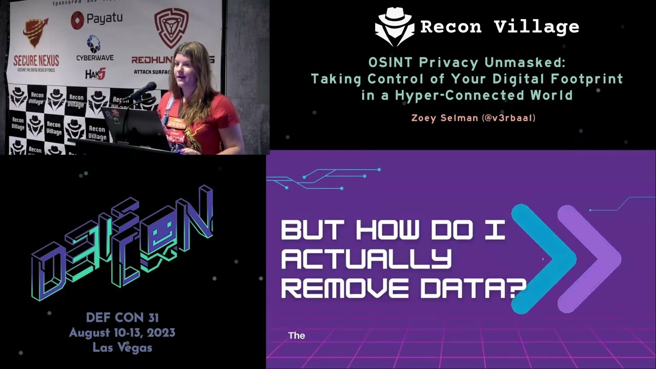 OSINT Privacy Unmasked Taking Control of Your Digital ... - Recon Village @DEF CON 31