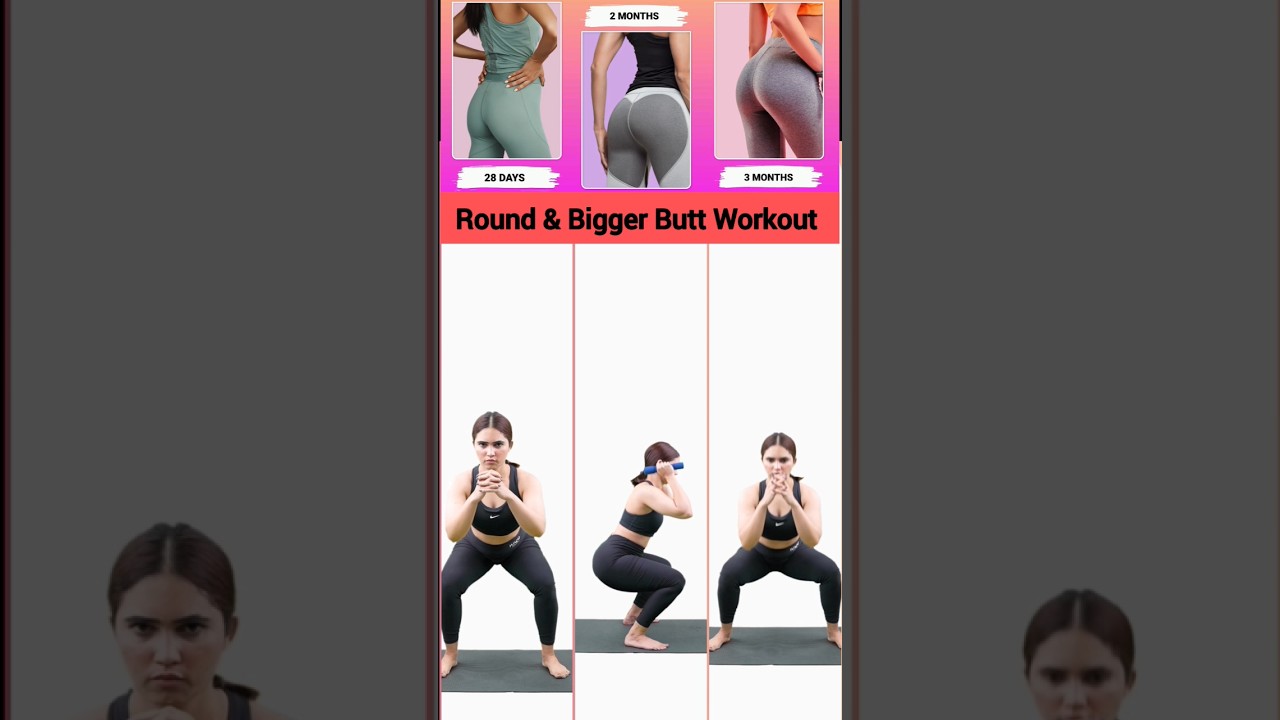 Round and Bigger Butt Workout #bigbuttworkout #buttworkout #shorts #youtubeshorts #viral #ytshorts