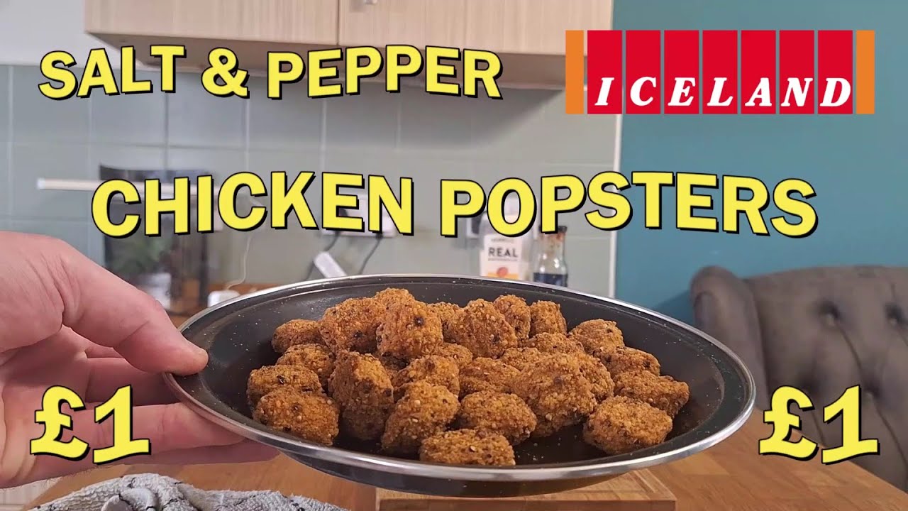Iceland Salt & Pepper Chicken Popsters £1 BARGAIN