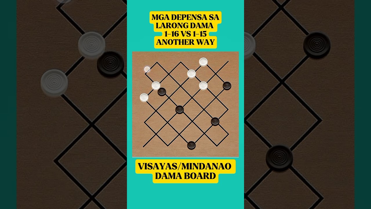 Mga depensa sa larong dama 1-16 vs 1-15 another way (VISAYAS MINDANAO BOARD)