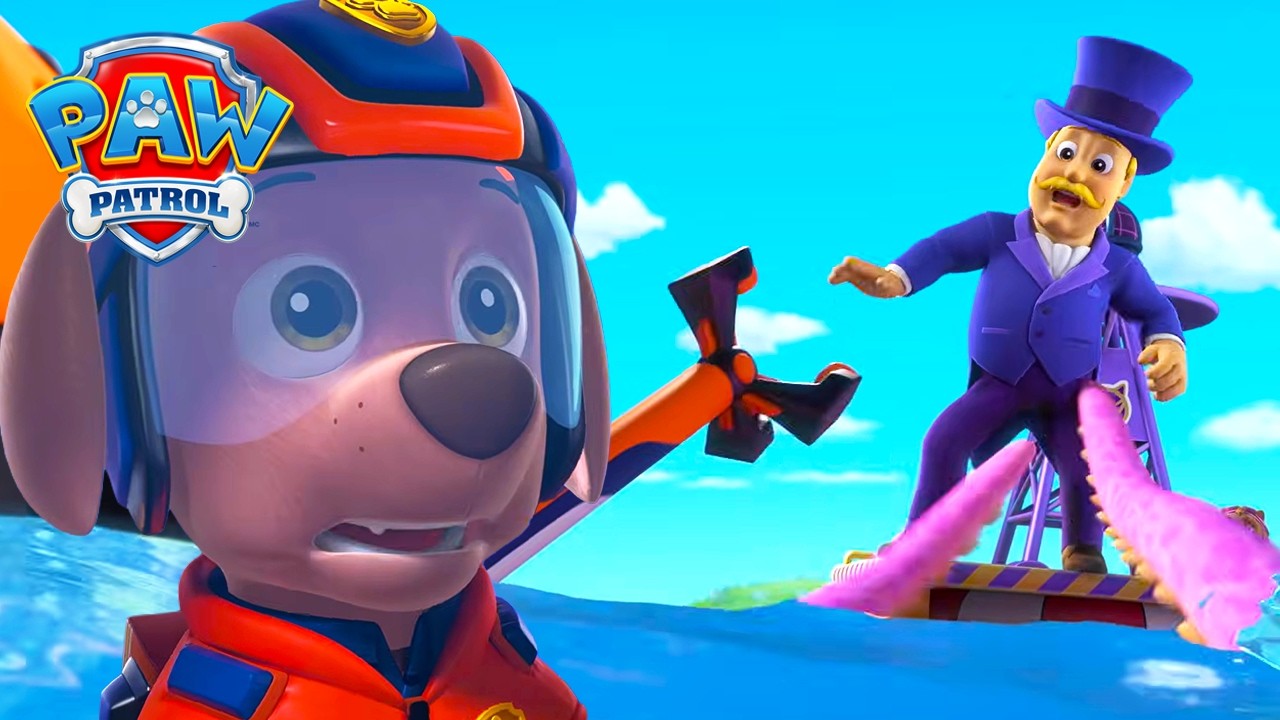 Le sauvetage du poulpe par Zuma | La Pat' Patrouille | PAW Patrol