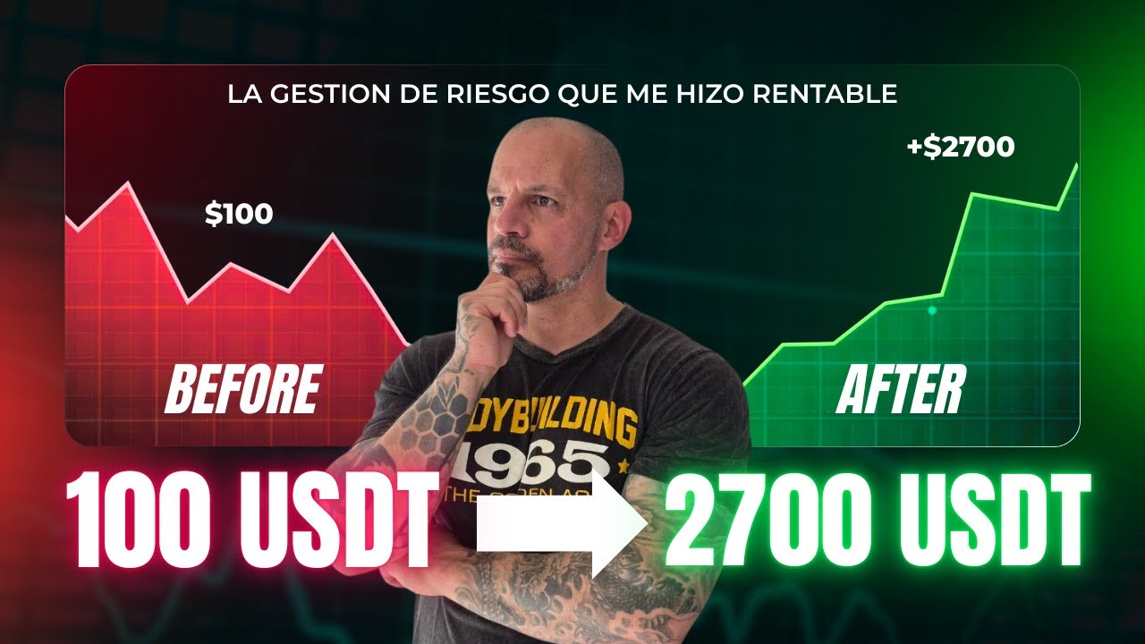 🔥 La Gesti&oacute;n de Riesgo Que Me Hizo Rentable | De 100 USDT a 2700 USDT 💰📊
