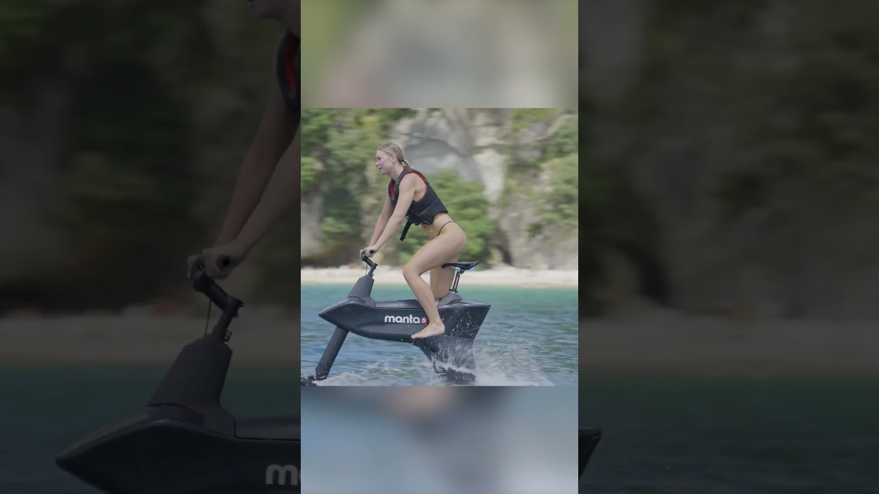 This bike you can ride in a lake