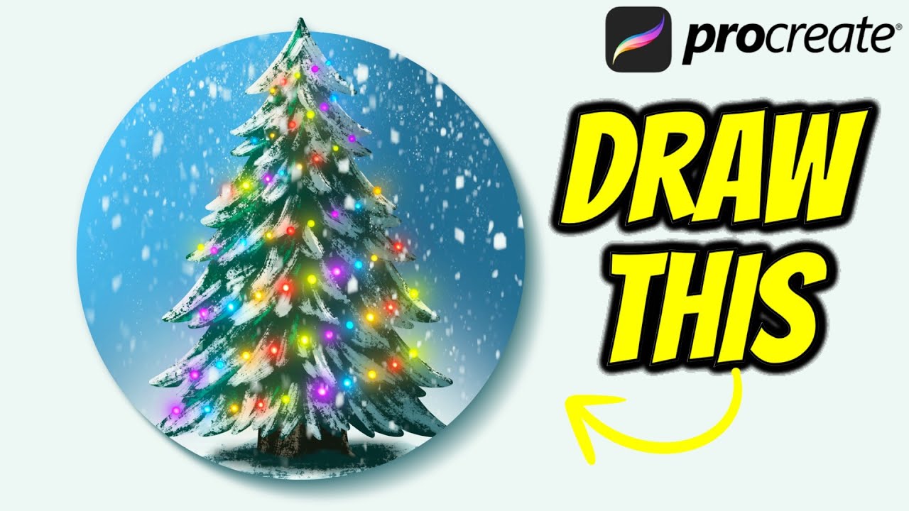 Christmas Tree - Procreate tutorial 158