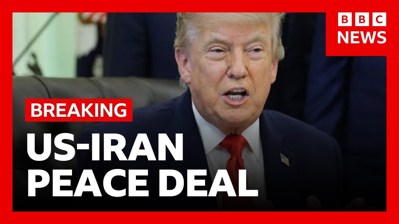 Iran and US announce peace deal - Trump lifts blockade of strait of Hormuz | BBC News