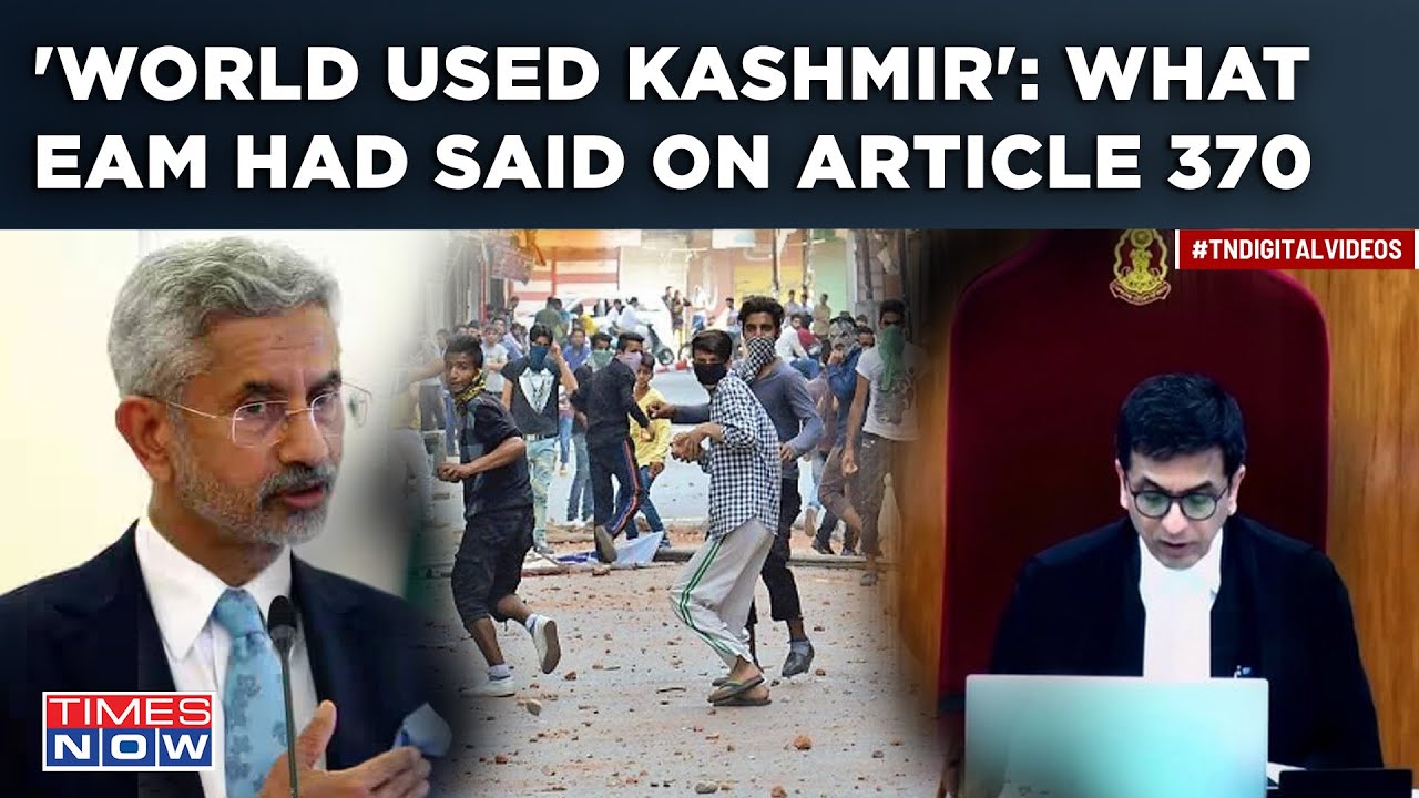 'World Used Kashmir Against India': What EAM Said On J&K's Art 370| Page From Times Now Archive