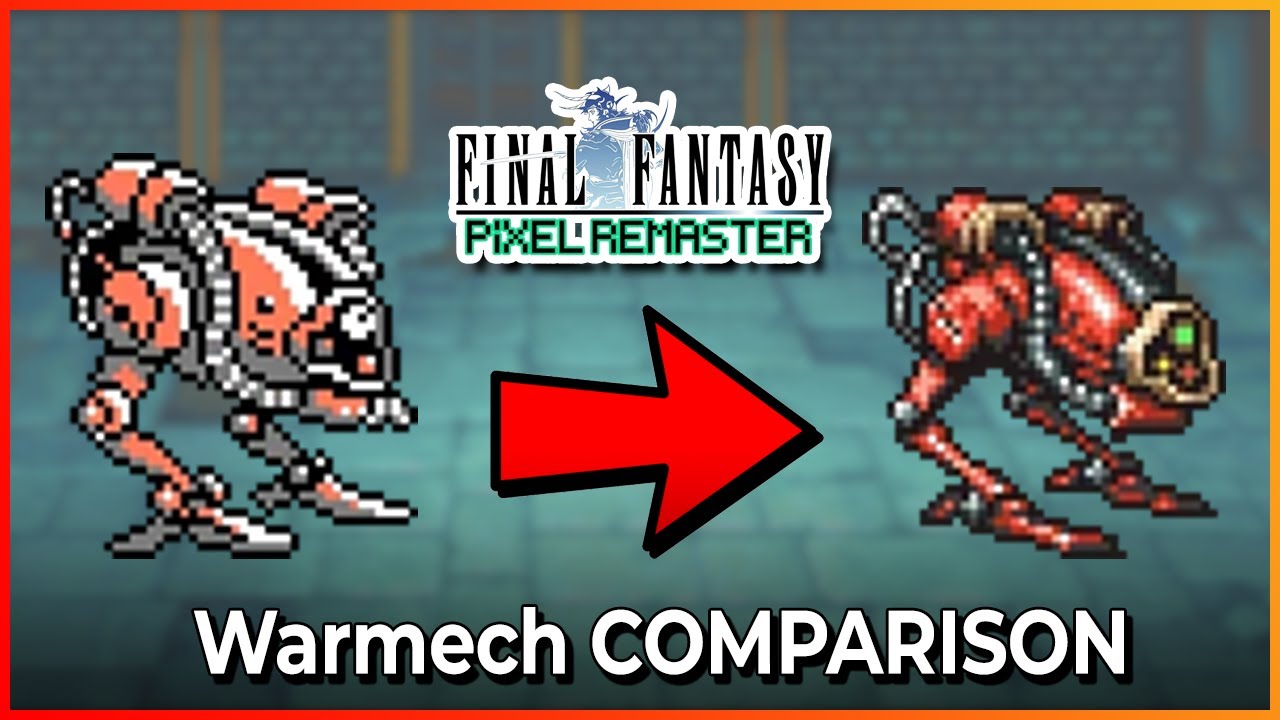 Warmech (Death Machine) Comparison 「FINAL FANTASY Pixel Remaster」