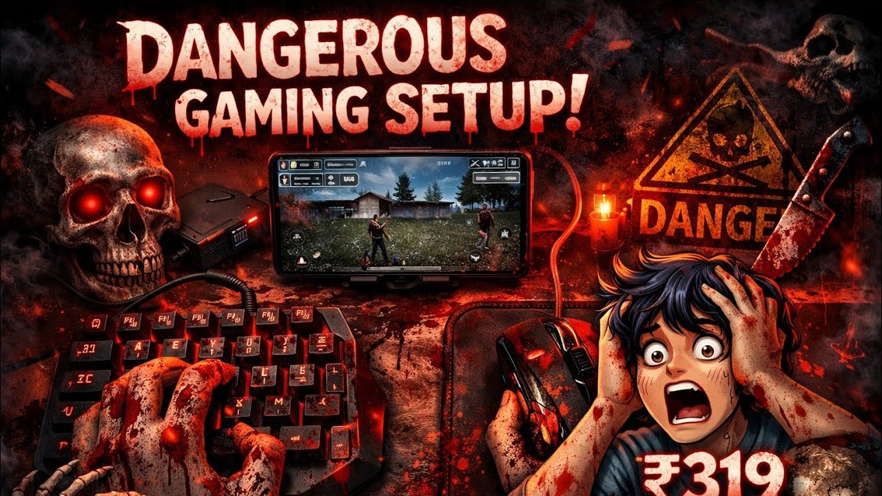 keyboard mouse ka game play 📱⌨️🖱️🤯
