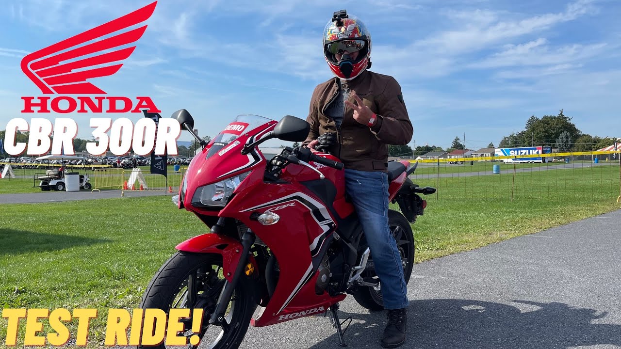 2021 Honda CBR 300R Test Ride!