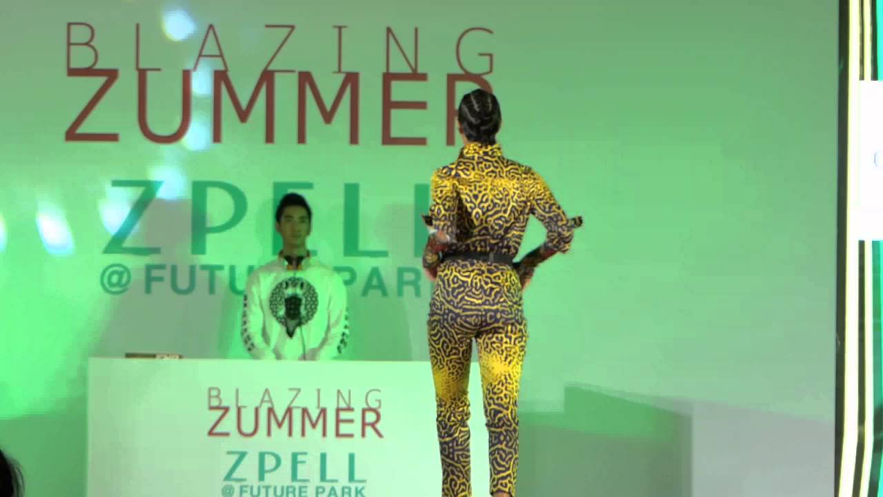 [3]ลูกเกด เมทินี เดินแบบงานBLAZING ZUMMER at ZPELL