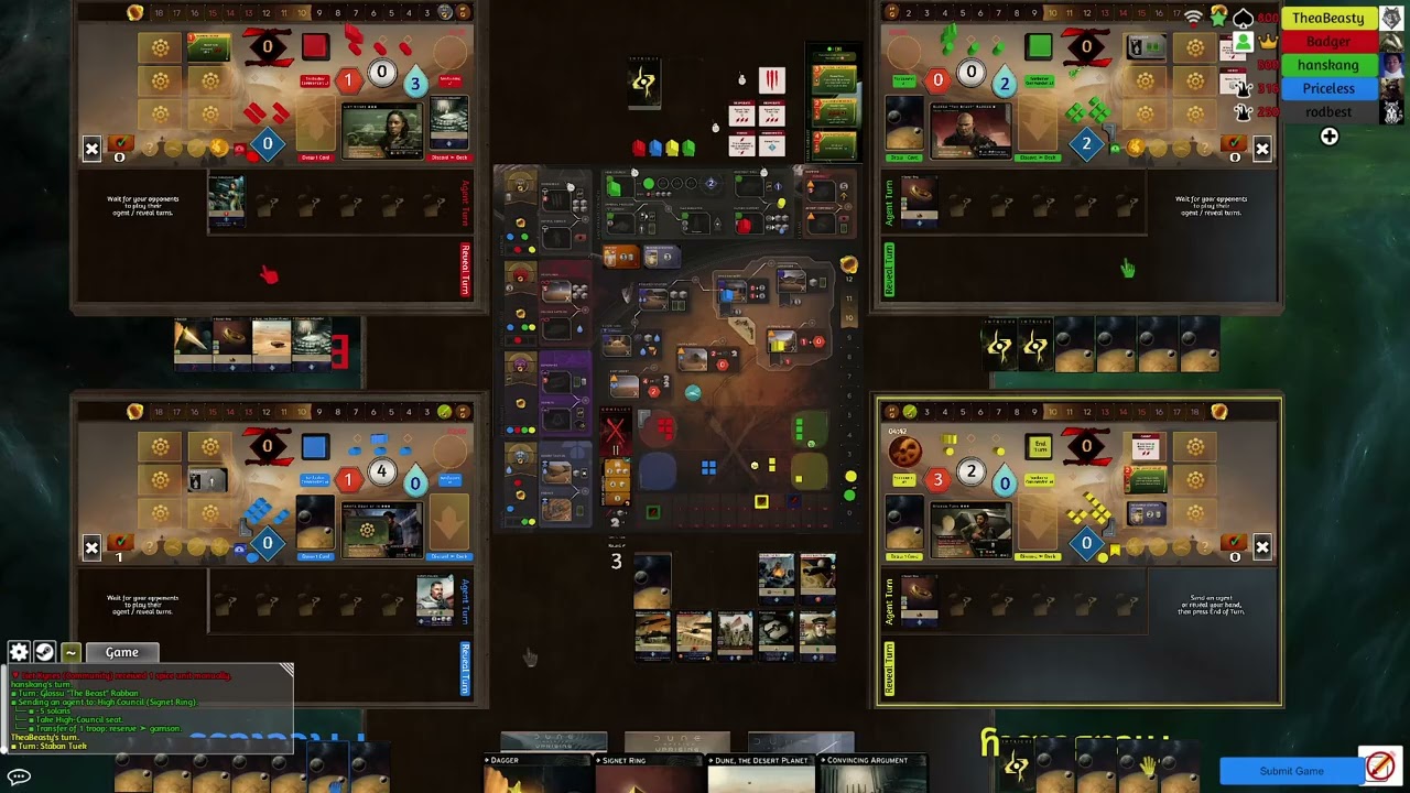 Dune imperium bloodlines community edition ranked gameplay Feb 12th game 2