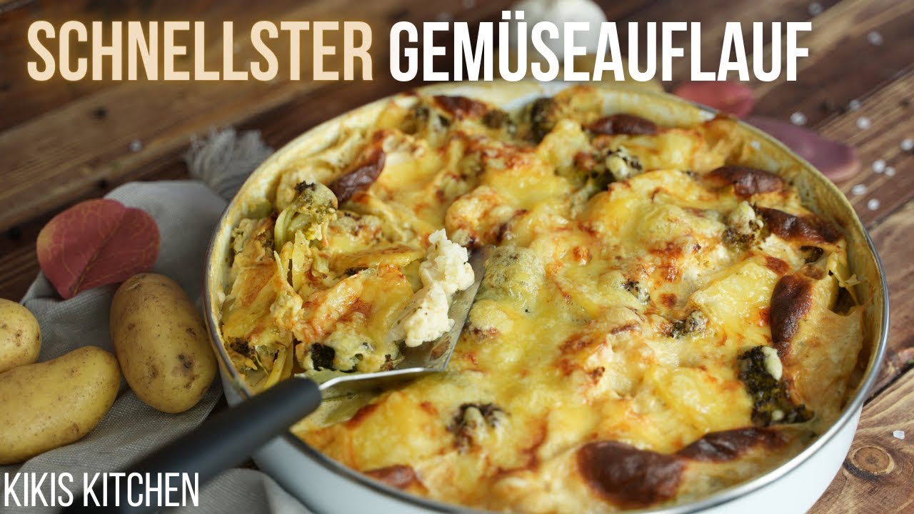 10 Minuten Mittagessen -  schneller geht es nicht / Kikis bunter Gemüseauflauf