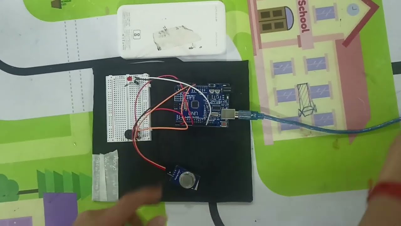 Automatic Gas Leakage Detection System | Safety Project Demo | #robot #drone #gassensor