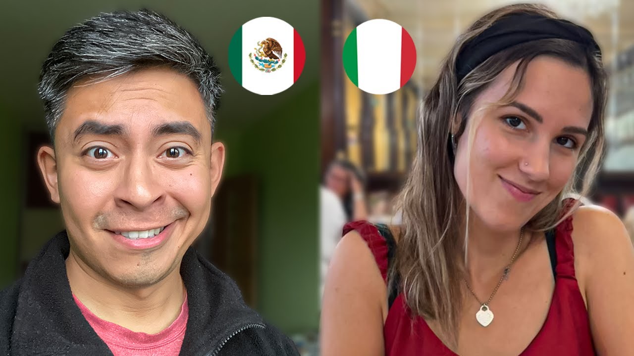 I spoke SPANISH with an ITALIAN (her Spanish will shock you)