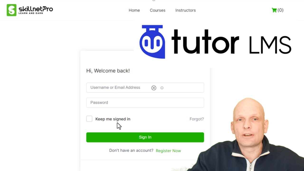 Tutor LMS Login Page How To Create