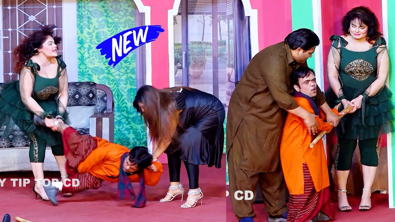 Vicky Kodu and Shama Rana | Gulfam | New Stage Drama | Aa Tenu Pyar Sikhawan | Comedy Clip 2025