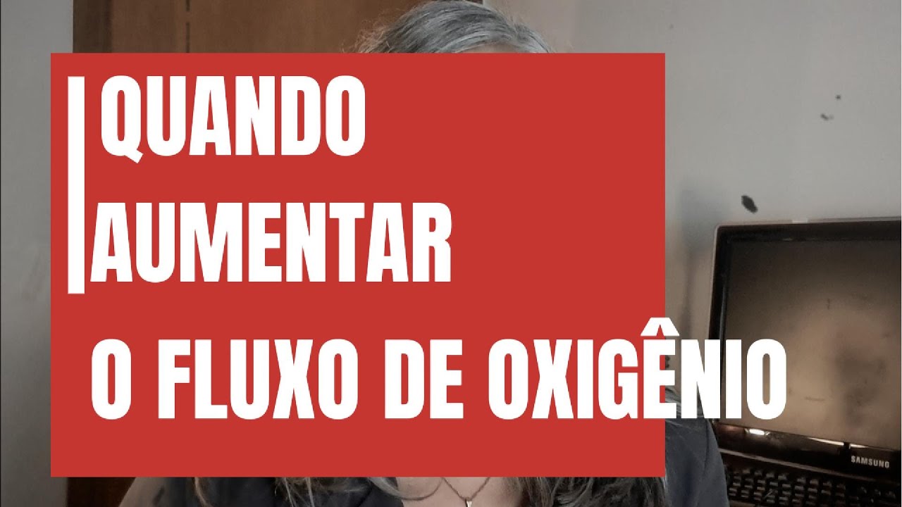 Fração inspirada de oxigênio vs fluxo de oxigênio