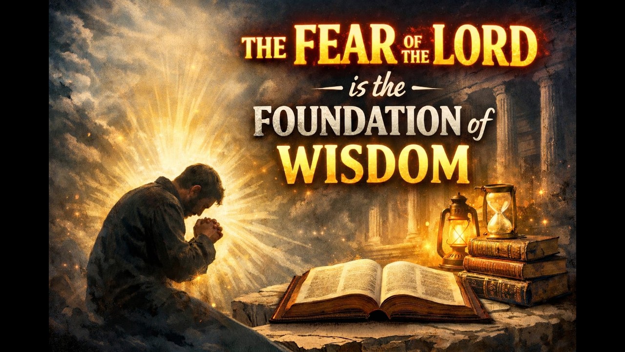 The Fear of the Lord is the foundation of Wisdom