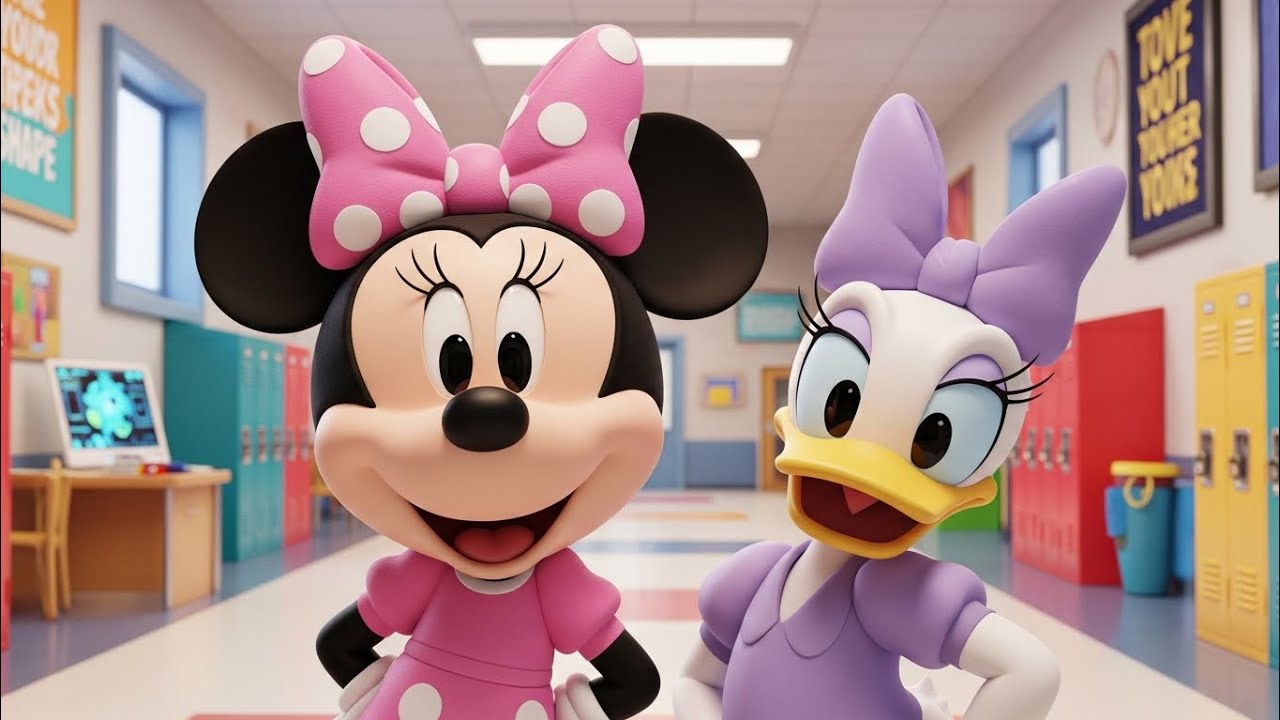 Minnie Mouse and Daisy Duck: Dream School Tour! (Kids Fun Story)
