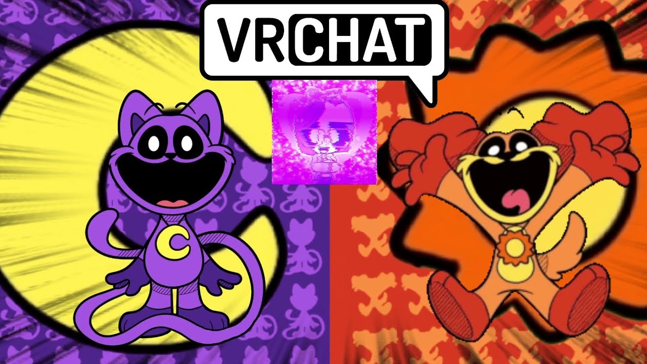 Diana Play As CatNap and DogDay From Poppy Playtime Chapter 3 on VrChat Mobile Phone part 3