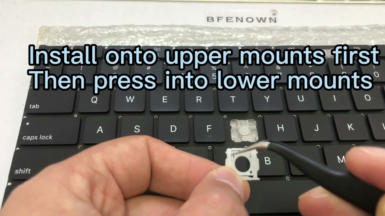 how to replace Key cap keycaps for Macbook Air M1 A2337, Air A2179 2020-2021 Year?
