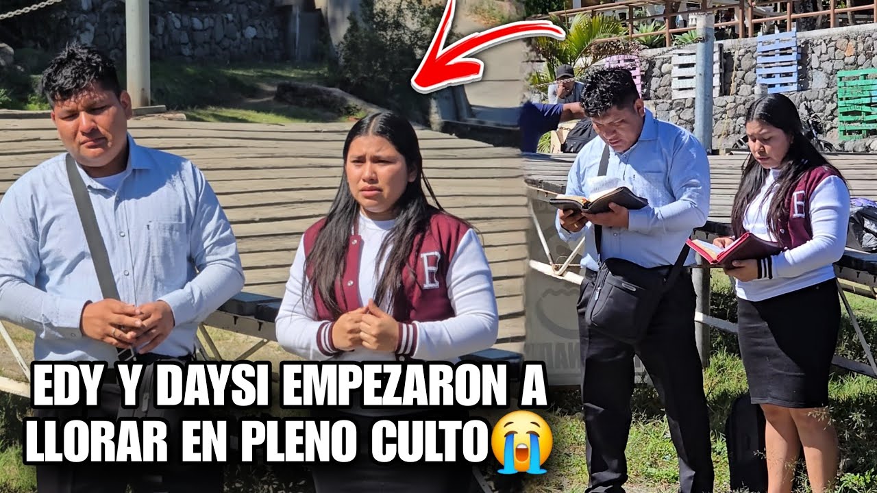 EDY y DAYSI No Pueden Creer Que Ya Se Van a Bautizar😨El Empezo a Llorar Delante De Todos😭