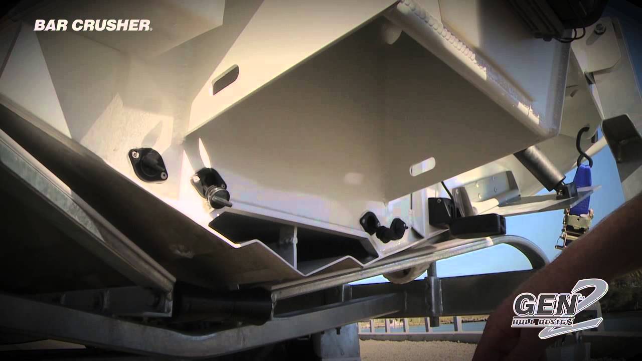 The Quickflow&reg; water ballast on the Bar Crusher&reg; Gen2&reg; Hull