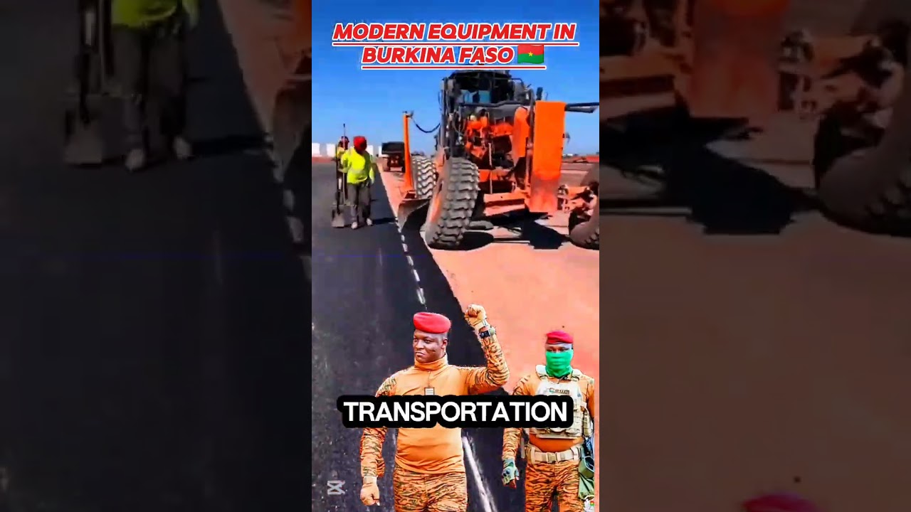 Modern Construction Equipment Driving Road Development in Burkina Faso