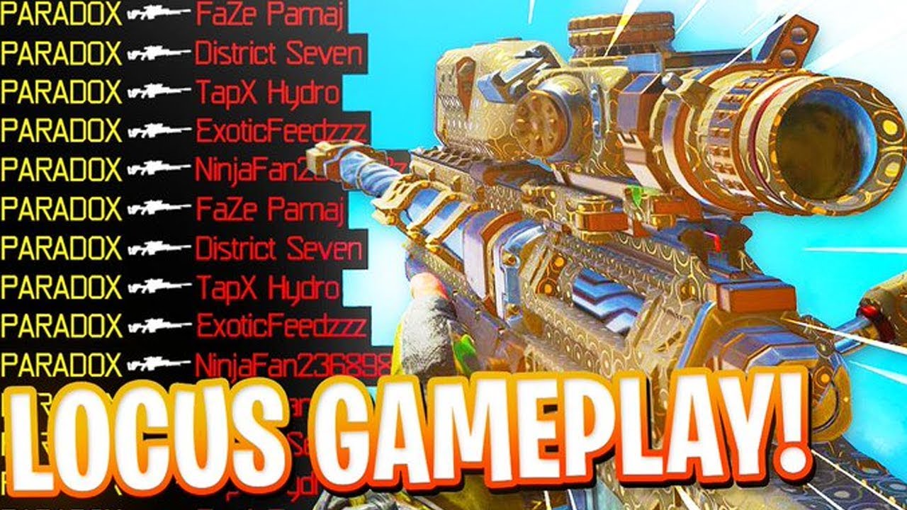 The New SNIPER In BLACK OPS 4 😍.... ( LOCUS GAMEPLAY )