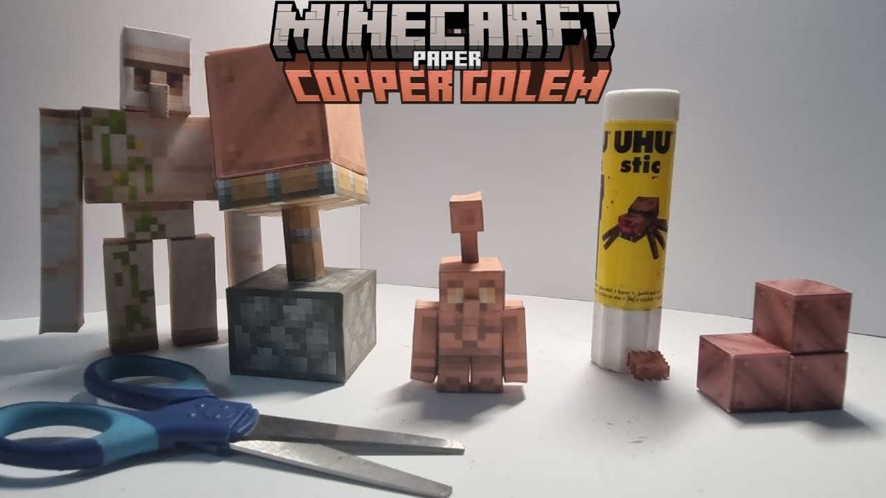 Minecraft paper copper golem