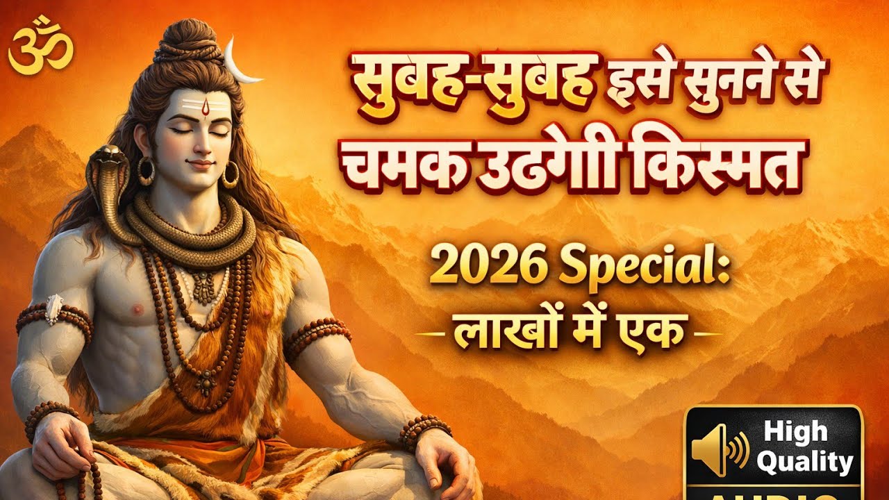 Monday Special: आज की सुबह सिर्फ एक बार यह शिव भजन सुन लेना, सब बिगड़े काम बन जायेंगे #Shivbhajan