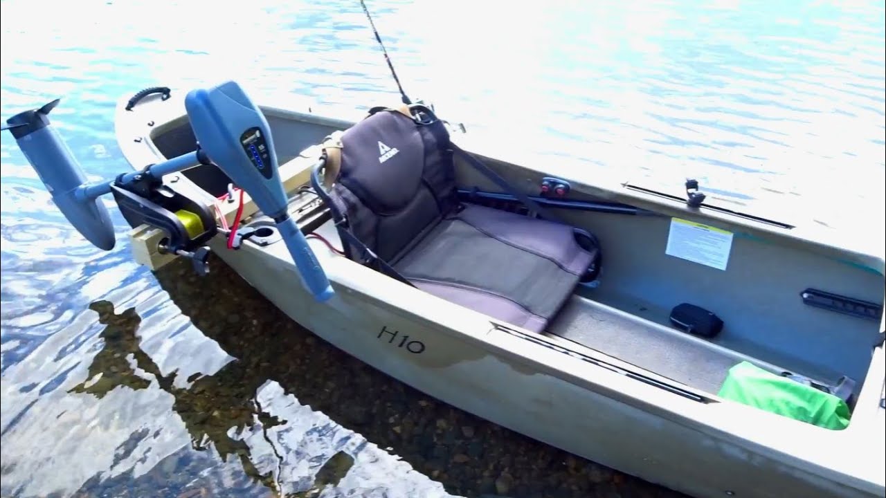 55lb Thrust Newport Vessels Troling Moter On ASCEND H10