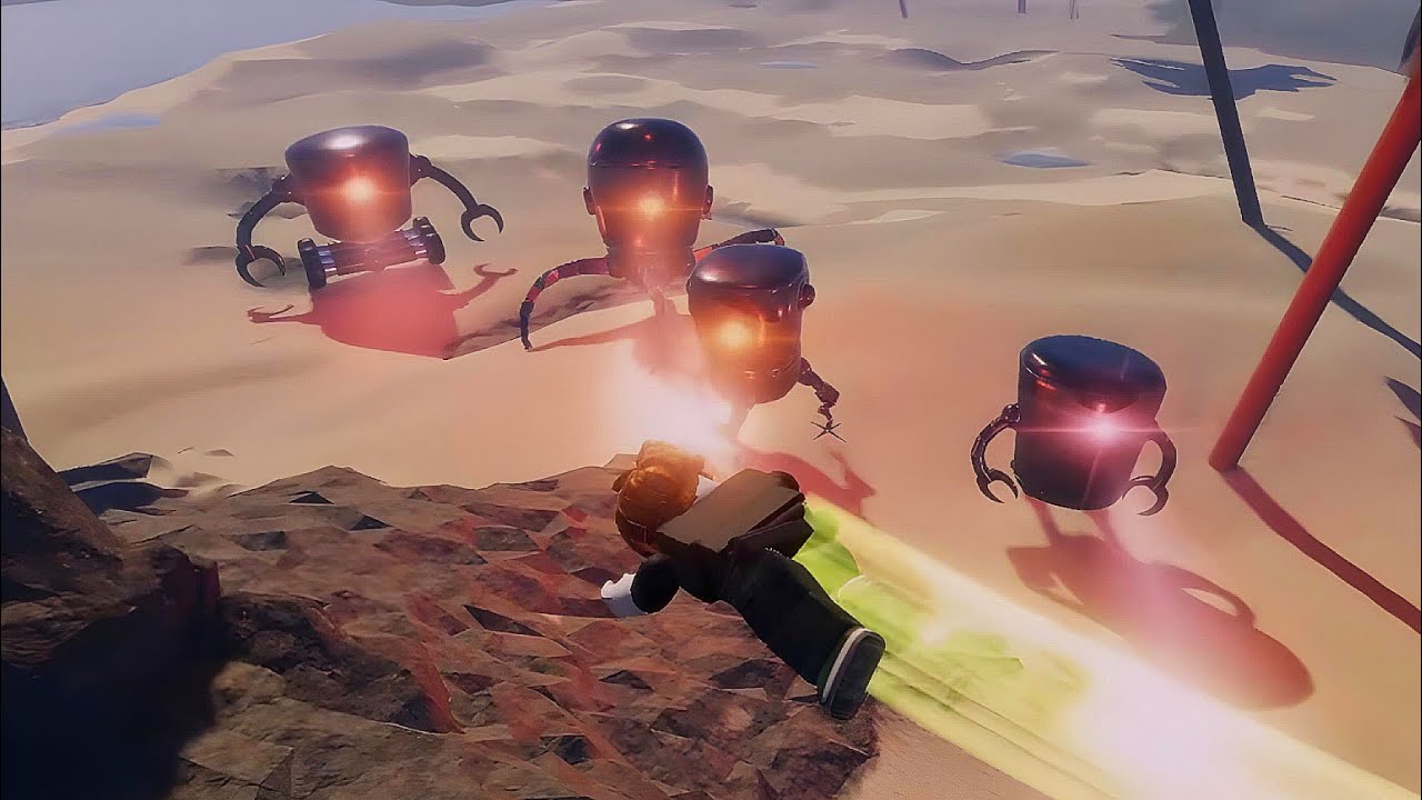1 VS 4 Omnidroids - The Ultimate Fight | Omnidroid Test Roblox