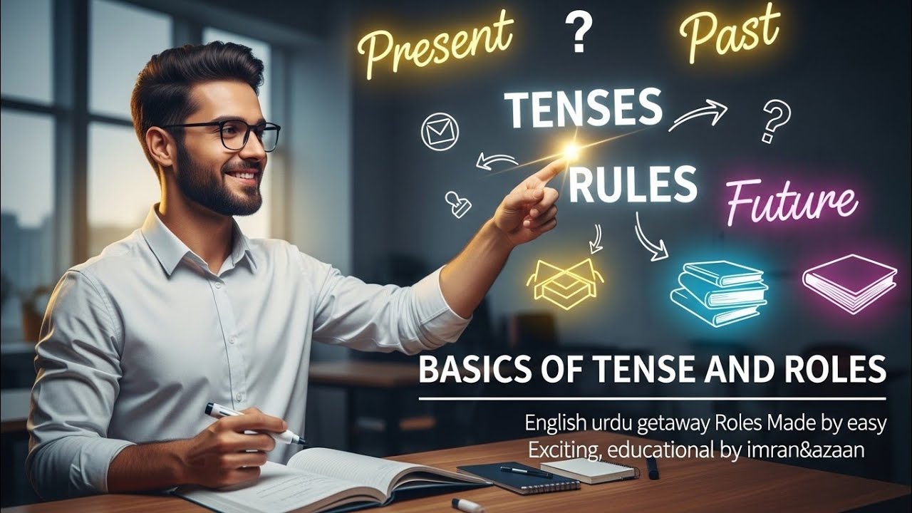 Learn English Tenses Easily | Complete Tense basics and Rules  in Urdu Hindi (Beginner Guide)|