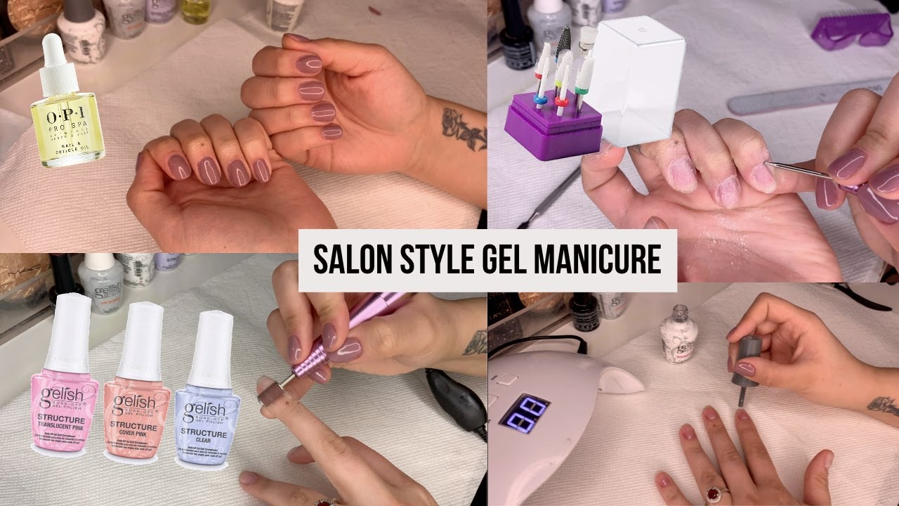 DIY SALON STYLE GEL MANICURE AT HOME! | BEST PREP TO AVOID LIFTING!!