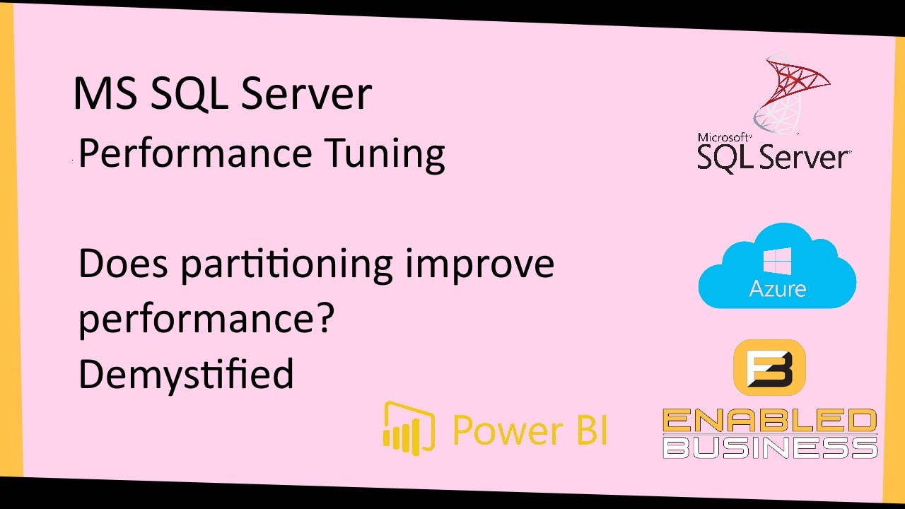 Does partitioning Improve performance ? Explained