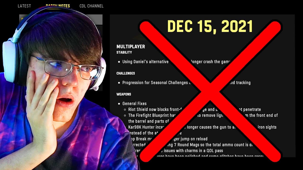 *RAPID FIRE* Massive Zombies Patchnotes! Camo Changes and more! Vanguard Season 1 finally fixed!?!