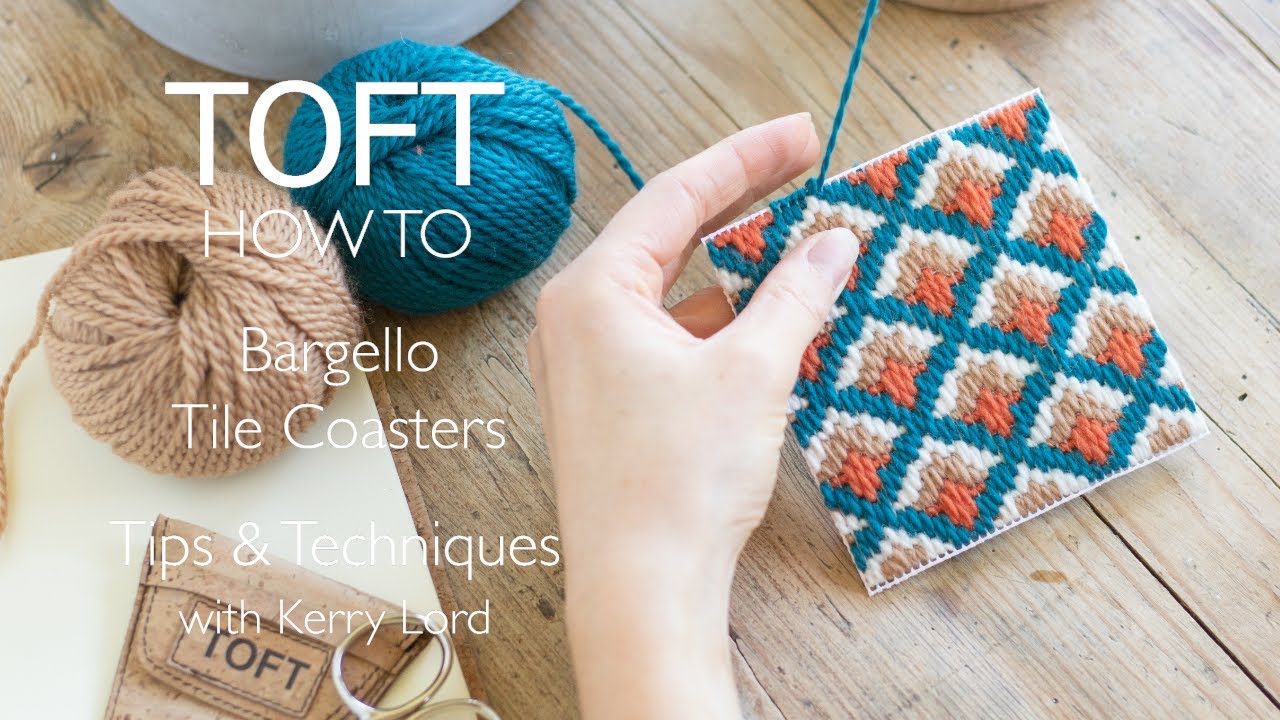 How To: Bargello Tile Coasters