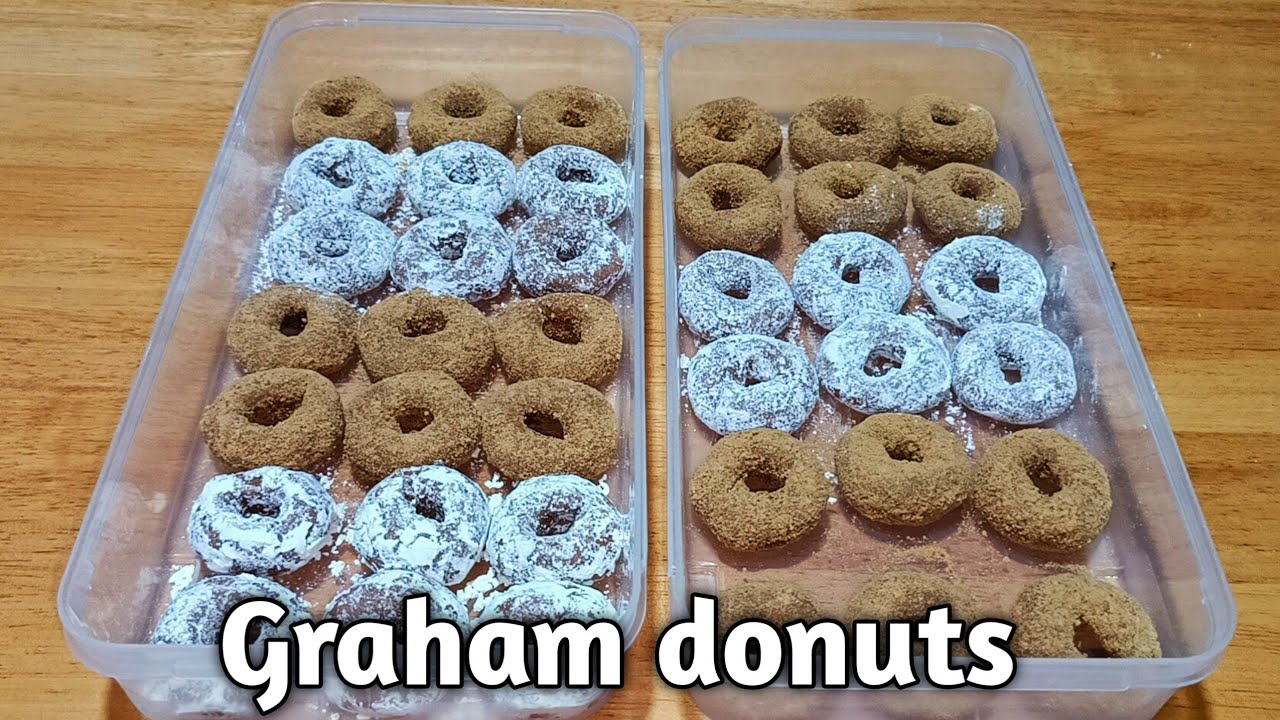 Mini donuts Graham donuts recipe patok pang negosyo | Maila Gabia