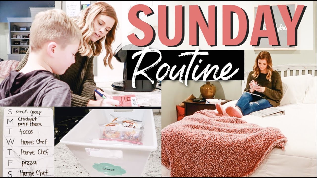 SUNDAY ROUTINE // PREP WITH ME FOR THE WEEK // PLAN WITH ME