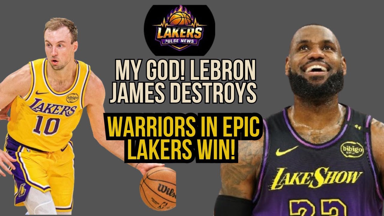 . MY GOD! LEBRON JAMES DESTROYS WARRIORS IN EPIC LAKERS WIN!#LA Lakers, Golden State Warriors