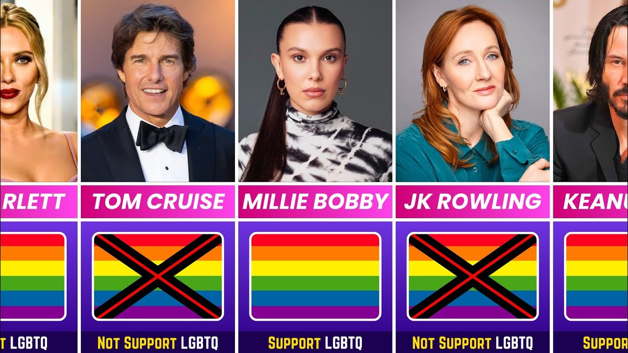 Celebrities Who Support LGBTQ And Those Who Don't