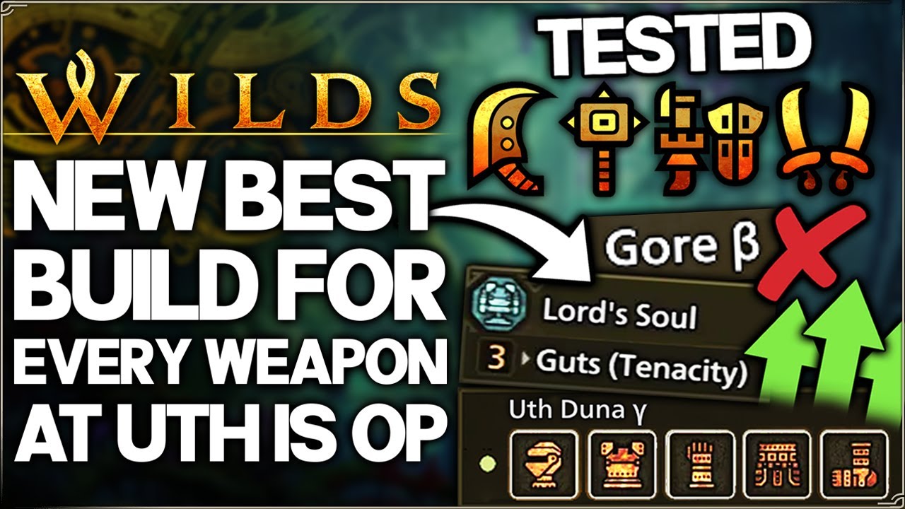 Monster Hunter Wilds - New Best Build For EVERY Weapon - Arch Tempered Uth Duna Armor is OP - Guide!