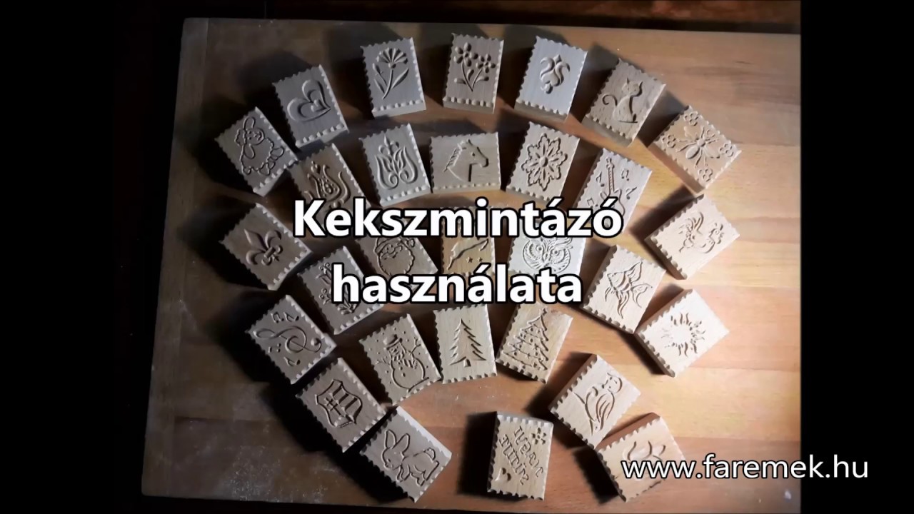 Kekszmintázó, sütinyomda sütipecsét használata